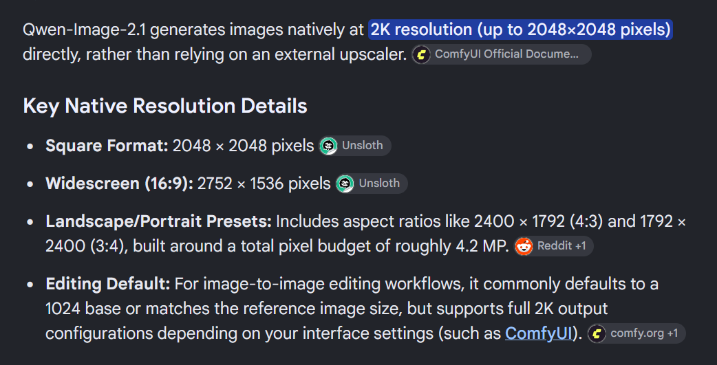Qwen-Image-2.1 generates images natively at 2K resolution (up to 2048×2048 pixels) directly, rather than relying on an external upscaler. Any chance Maestro will support this? attachment