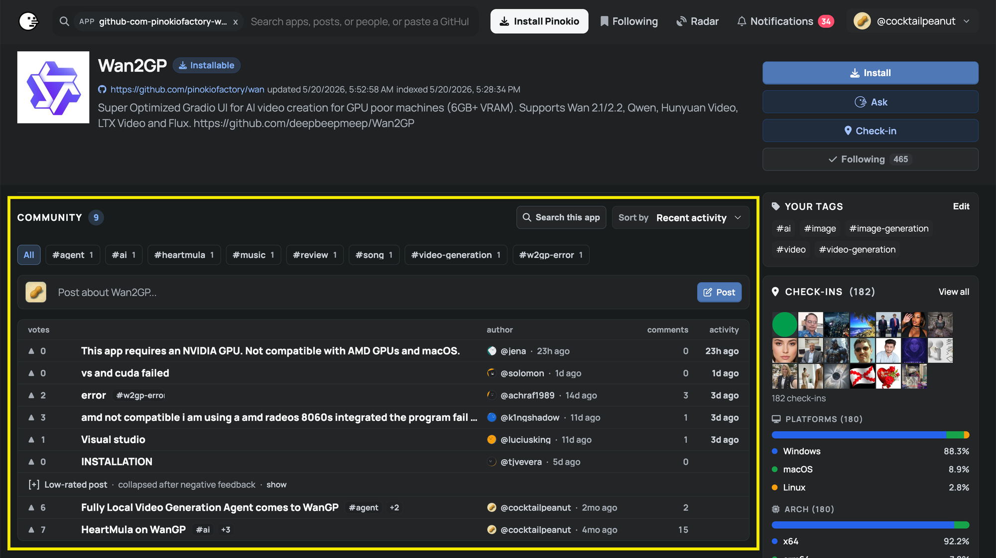 Manage your GitHub organization on Pinokio attachment