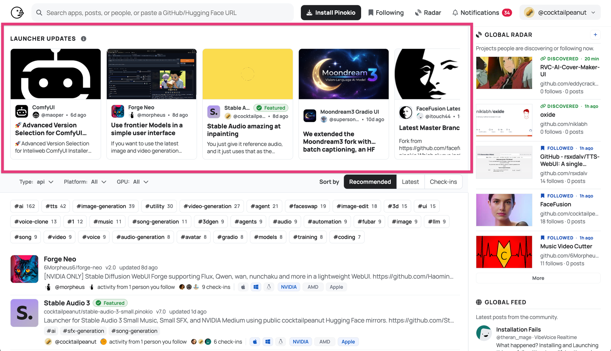 Manage your GitHub organization on Pinokio attachment