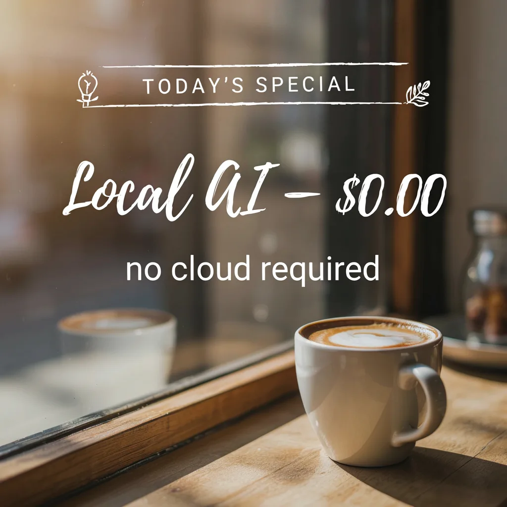 Photographic chalkboard menu